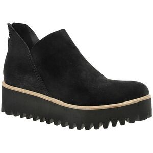 All Black Brand
Women’s Fur Shootie Tread 
Black Suede and Fur Ankle Boots NWT